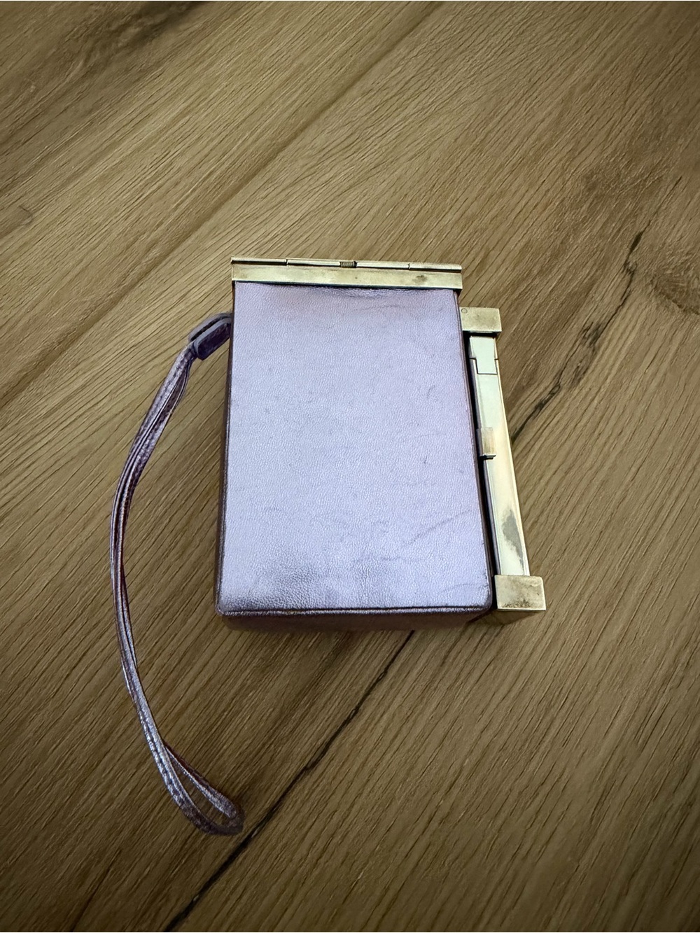 Yves Saint Laurent Vintage Cigarette Case with Lighter Spring 2001 Lavender